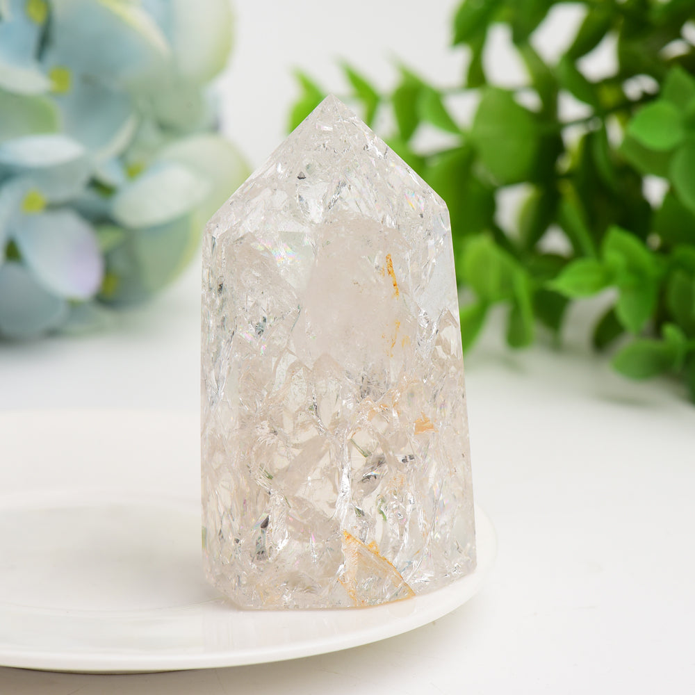 2.5-4.0 inch Clear Quartz Crystal Tower for Healing