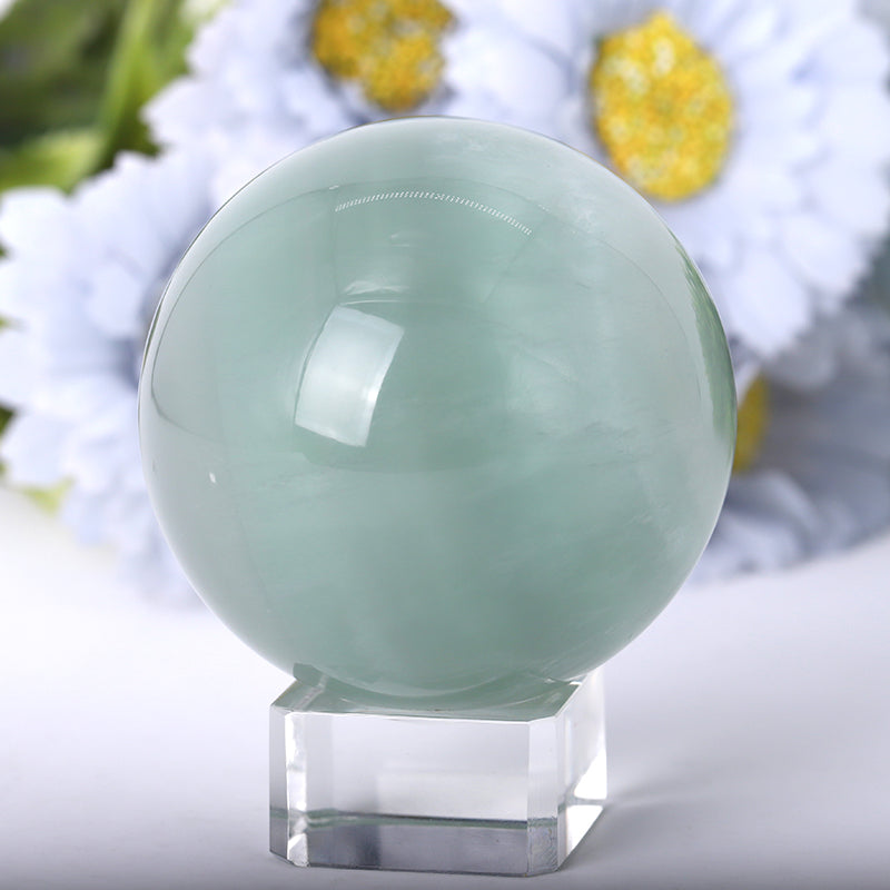 2.5-4.5 inch Fluorite Crystal Sphere for Healing
