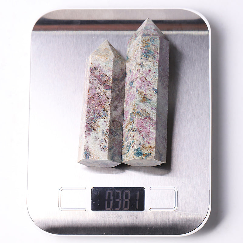 2.5-4.5 inch Ruby in Kyanite Crystal Tower for Healing