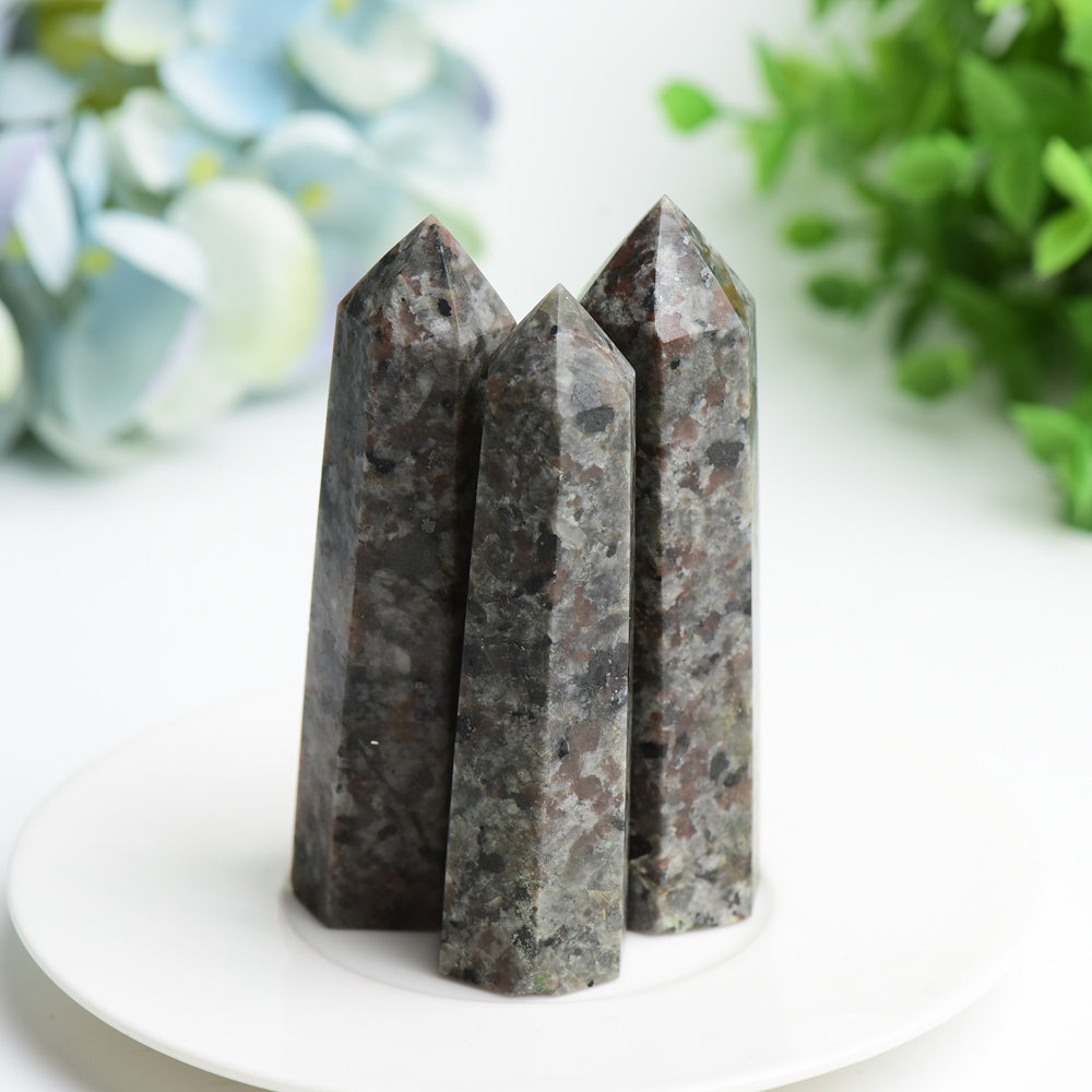 2.5-4 inch Yooperlite Natural Crystal Healing Points