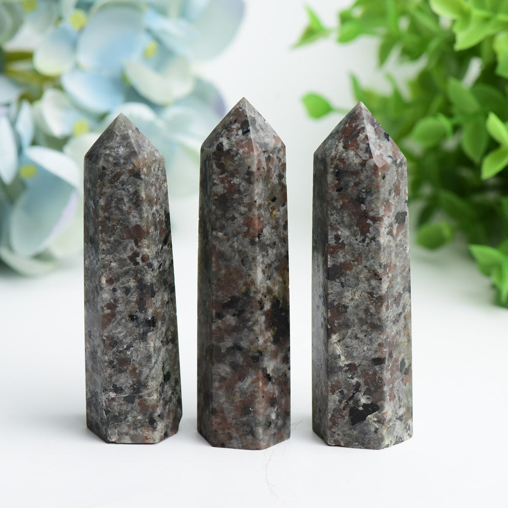 2.5-4 inch Yooperlite Natural Crystal Healing Points