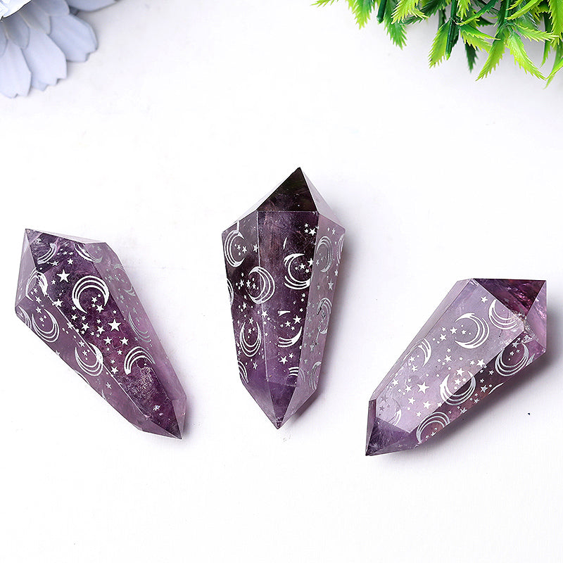 2.5" Amethyst Double Terminated Crystal for Healing
