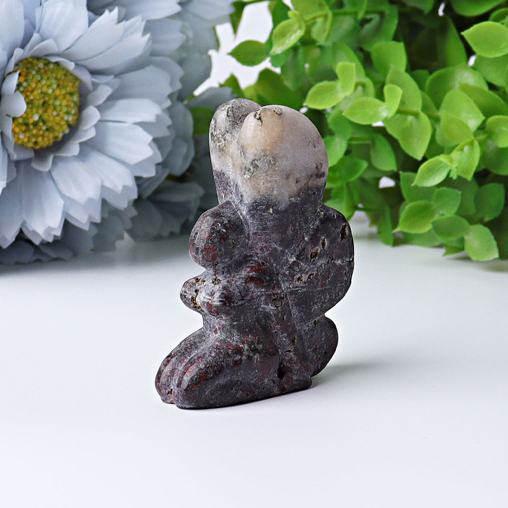2.5 inch Hand-Carved Crystal Fairy Figurines for Healing