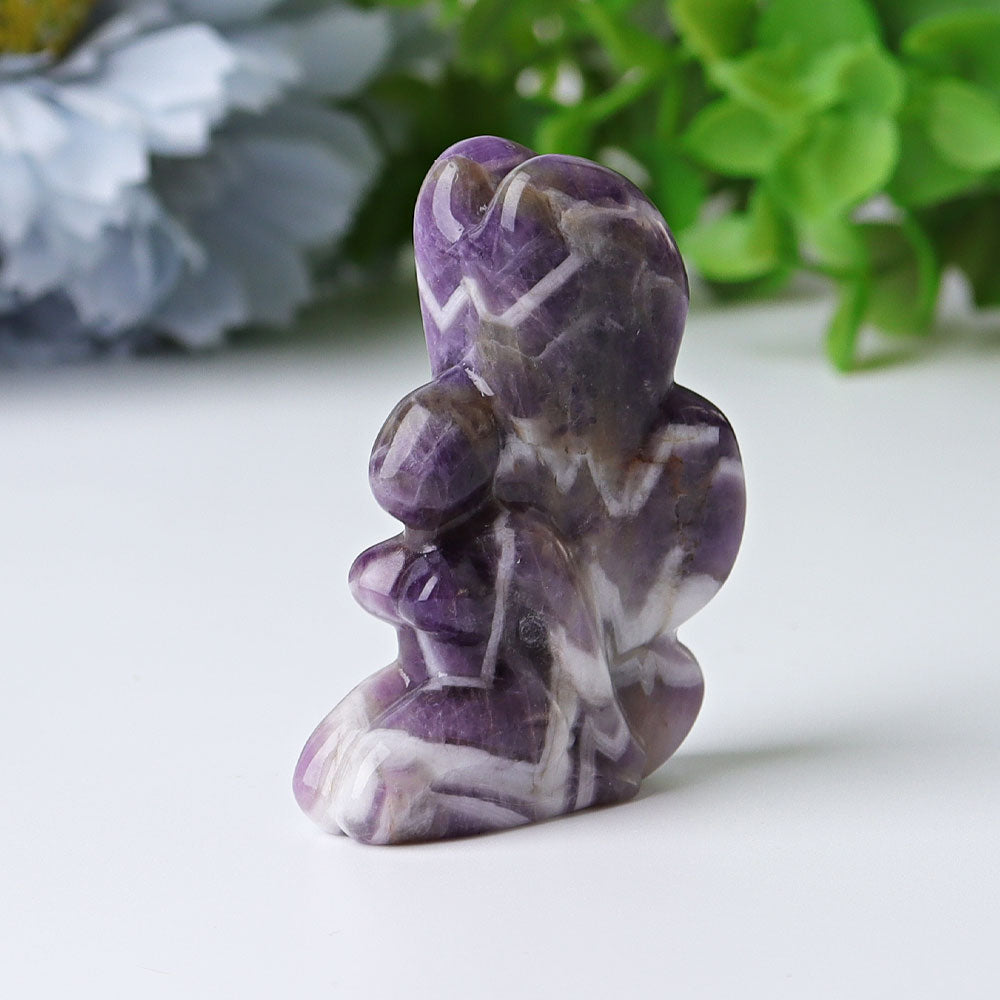 2.5 inch Hand-Carved Crystal Fairy Figurines for Healing