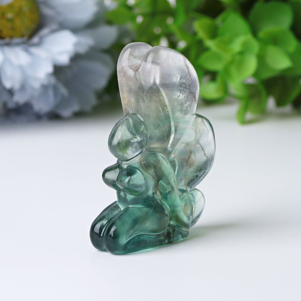 2.5 inch Hand-Carved Crystal Fairy Figurines for Healing