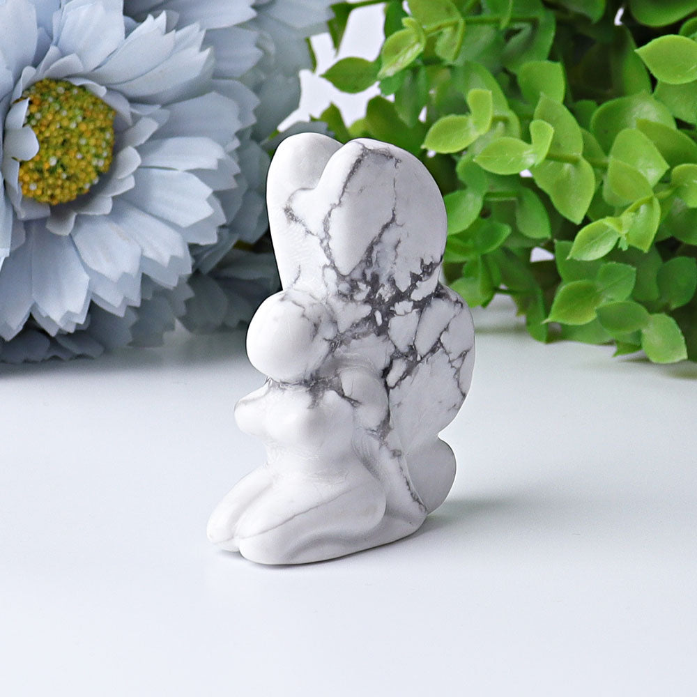 2.5 inch Hand-Carved Crystal Fairy Figurines for Healing