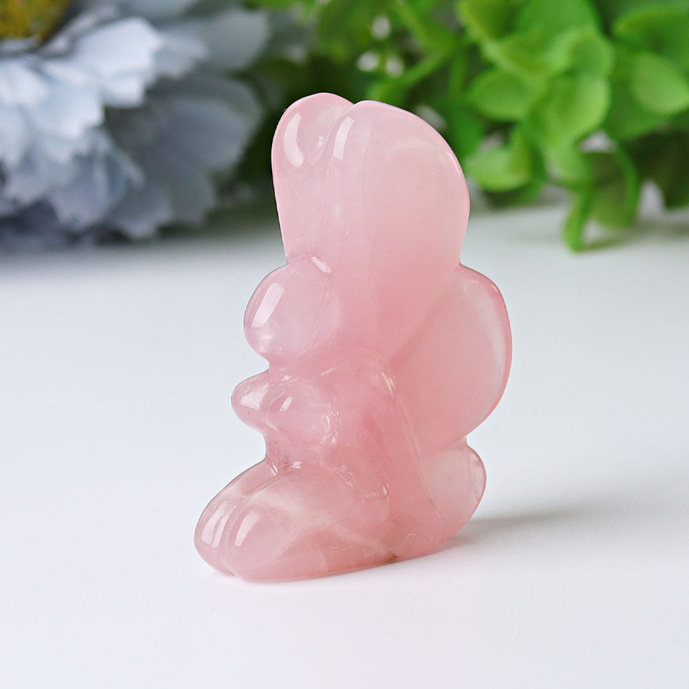 2.5 inch Hand-Carved Crystal Fairy Figurines for Healing