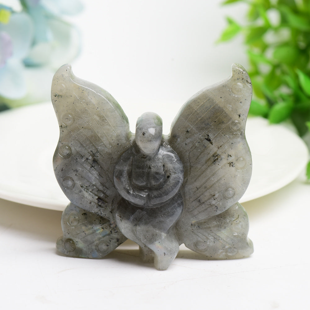 2.5 inch Mixed Crystal Butterfly Figurine for Healing
