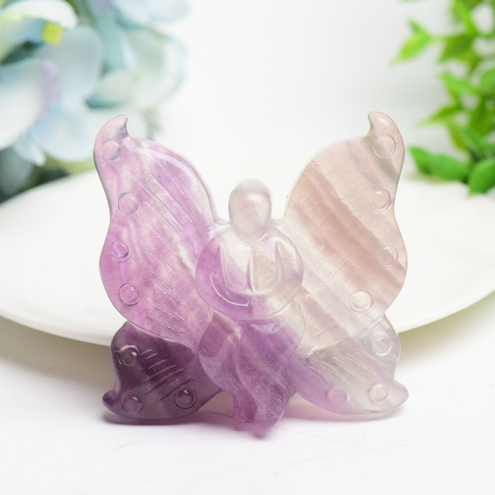 2.5 inch Mixed Crystal Butterfly Figurine for Healing