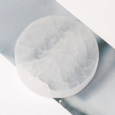 2.5 Inch Selenite Crystal Charging Display Plate for Harmony