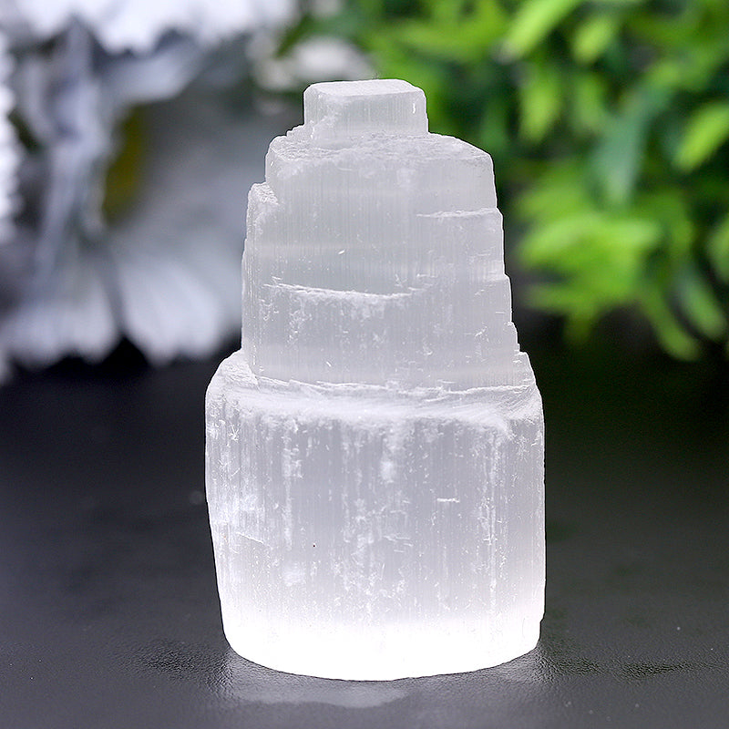 2.5 Inch Selenite Crystal Tower for Meditation & Energy