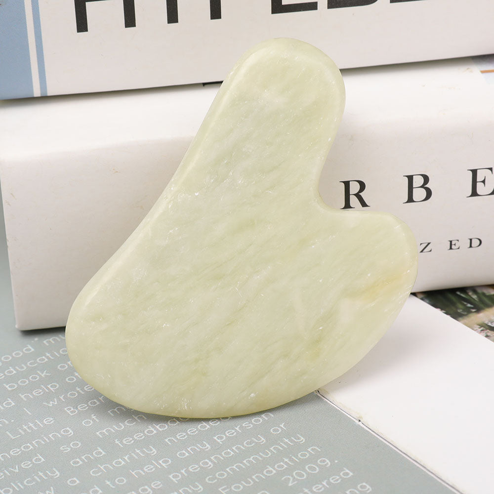 2.5" Jade Guasha Board for Healing & Energy