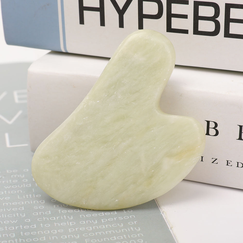 2.5" Jade Guasha Board for Healing & Energy