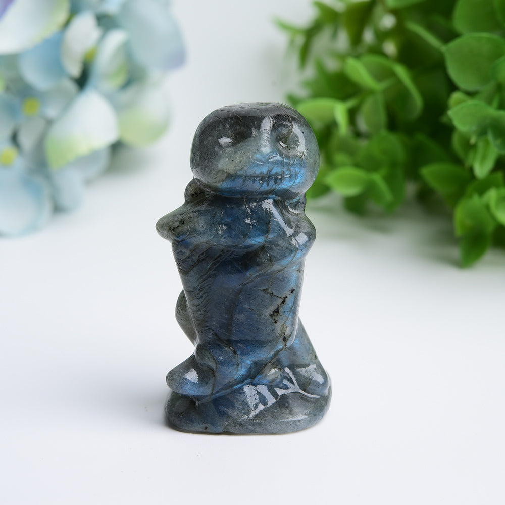 2.5" Mixed Crystal Figurine Jack Skellington Carving