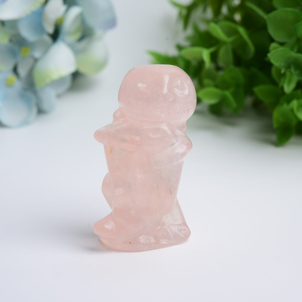 2.5" Mixed Crystal Figurine Jack Skellington Carving