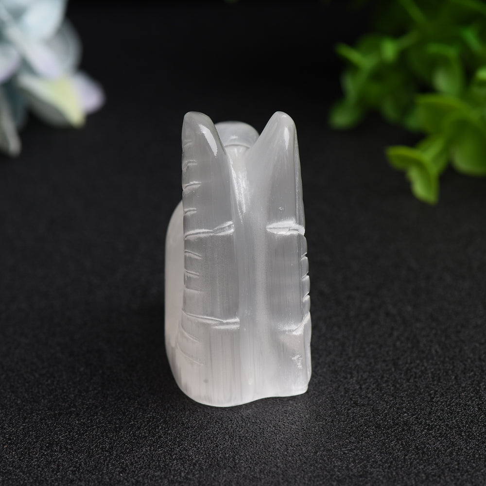 2.6 inch Selenite Fairy Crystal Figurine Carving