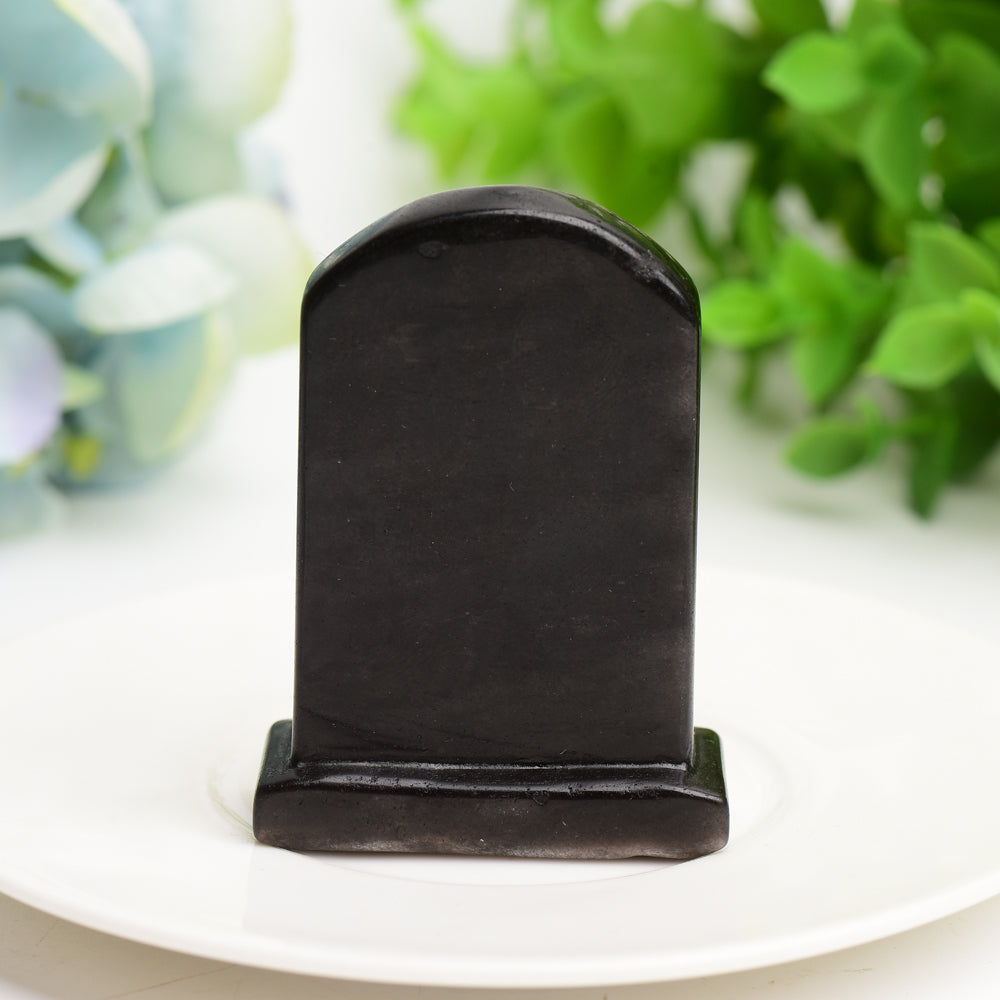 2.6" Mixed Crystal Tombstone Carvings for Healing