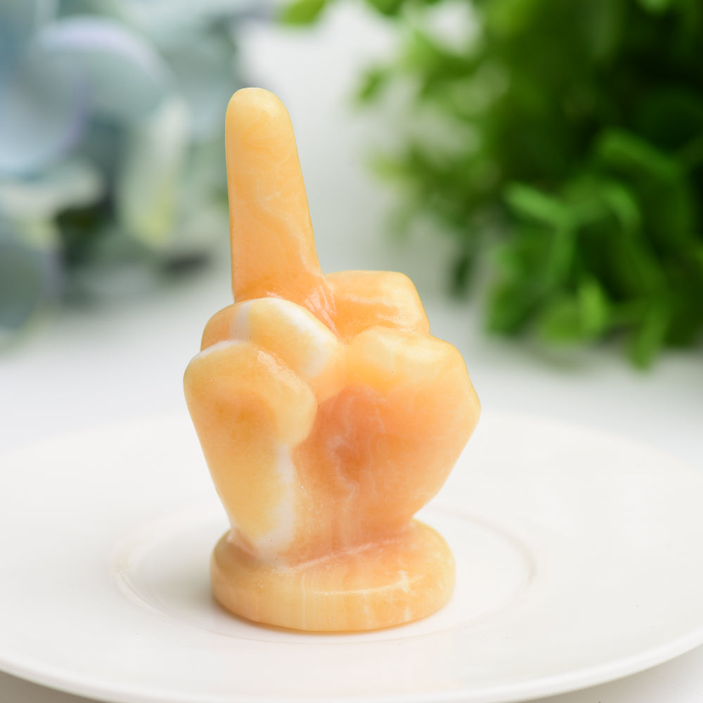 2.7 inch Mixed Crystal Figurine Carving