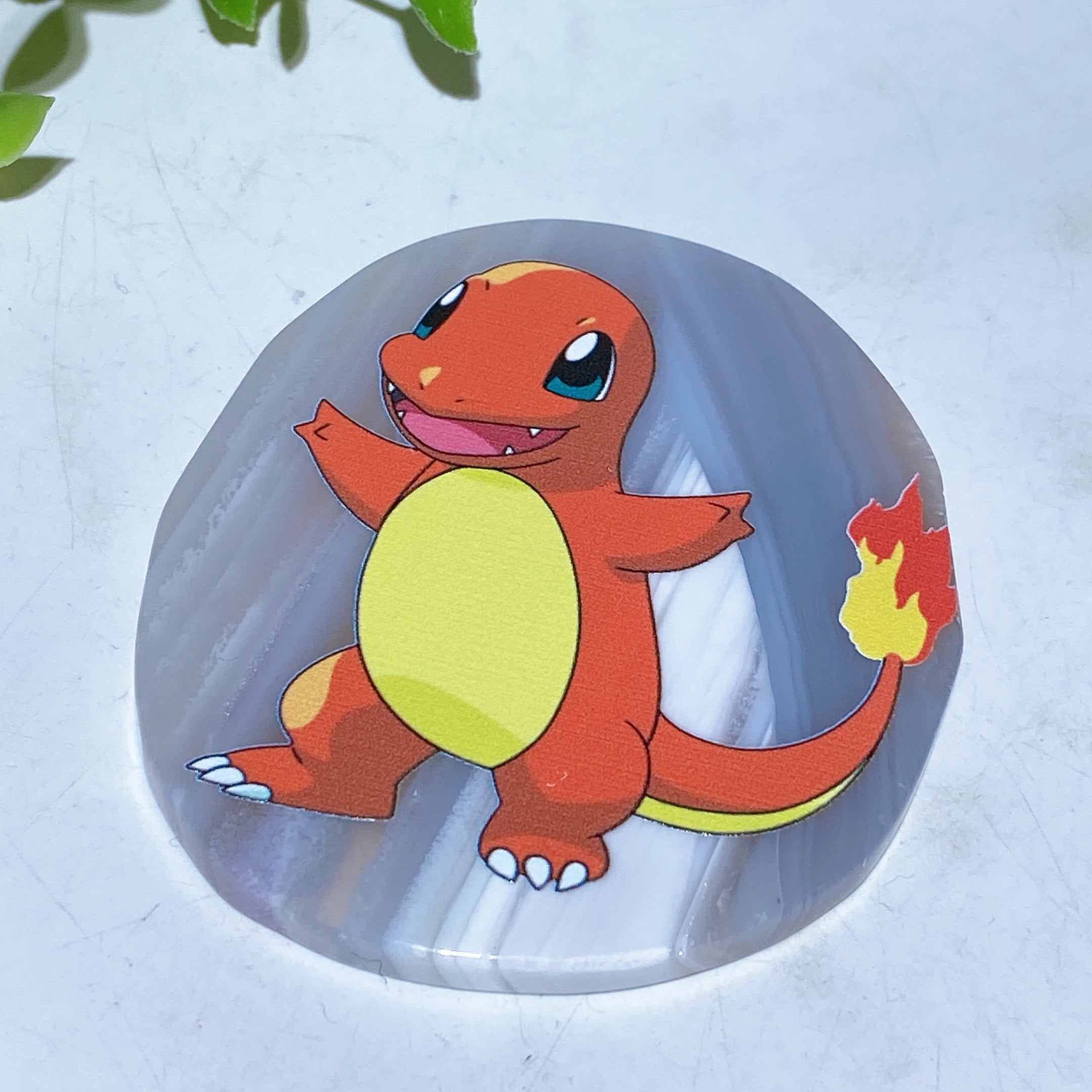 2.8-3.8 inch Agate Slab Crystal Healing Art