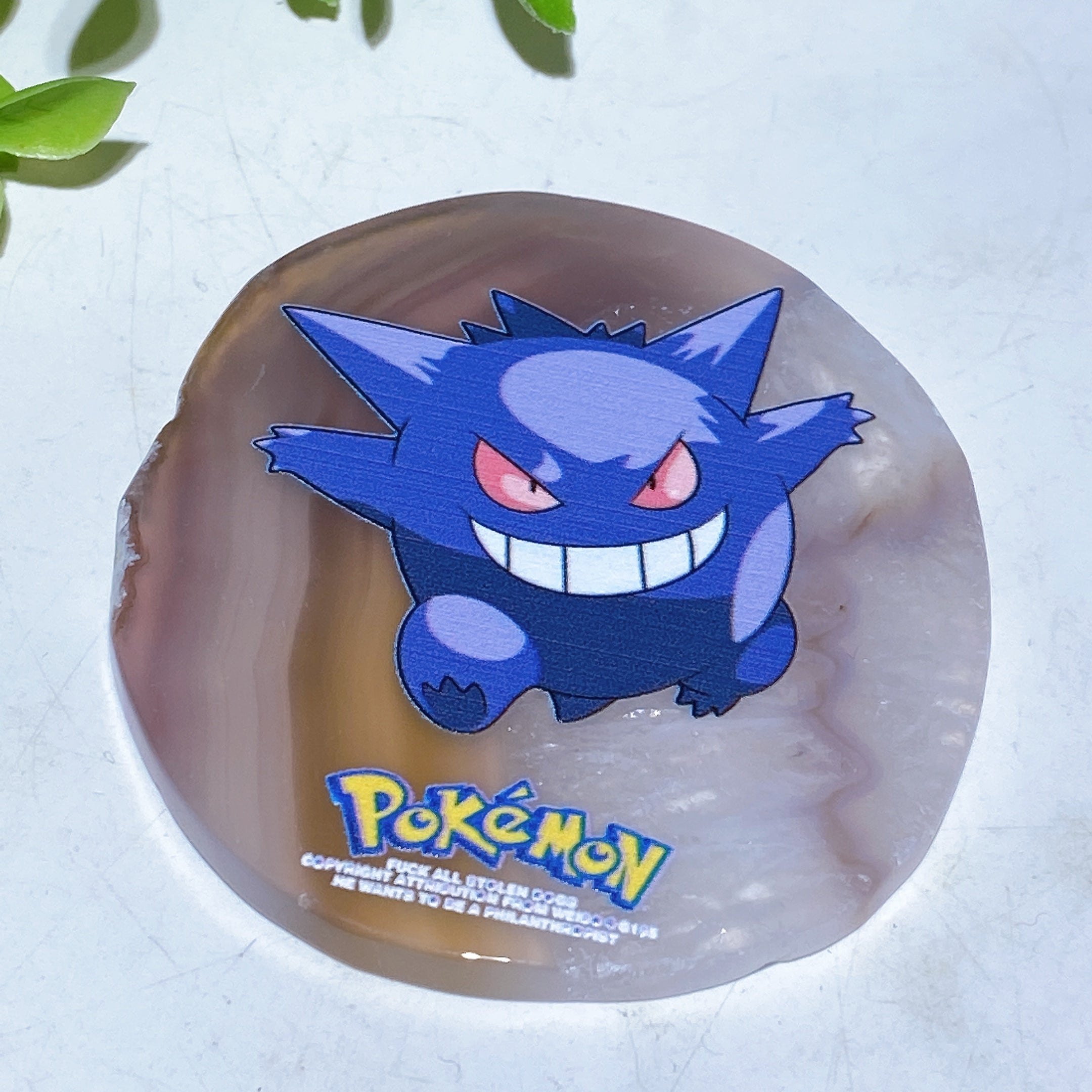 2.8-3.8 inch Agate Slab Crystal Healing Art