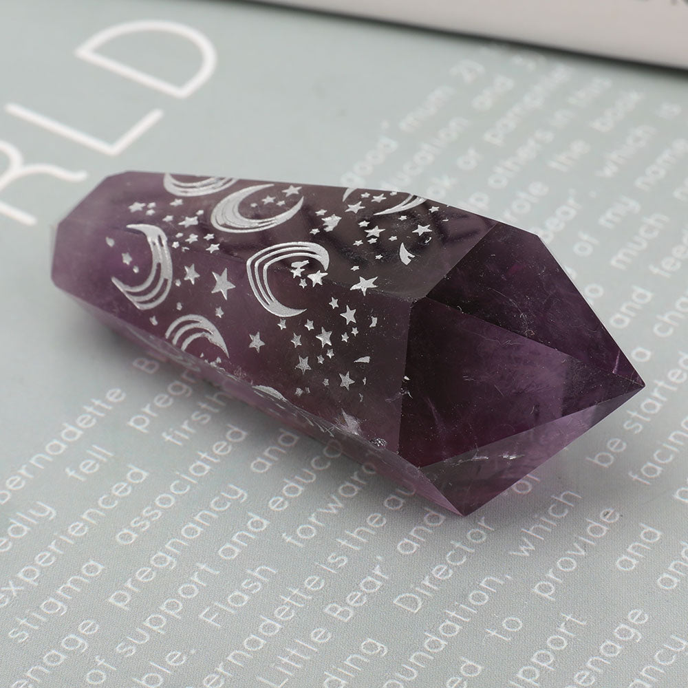 2.8 inch Amethyst Double Terminated Crystal for Healing
