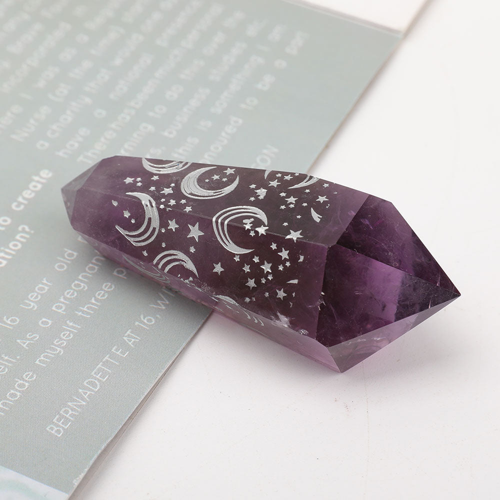 2.8 inch Amethyst Double Terminated Crystal for Healing