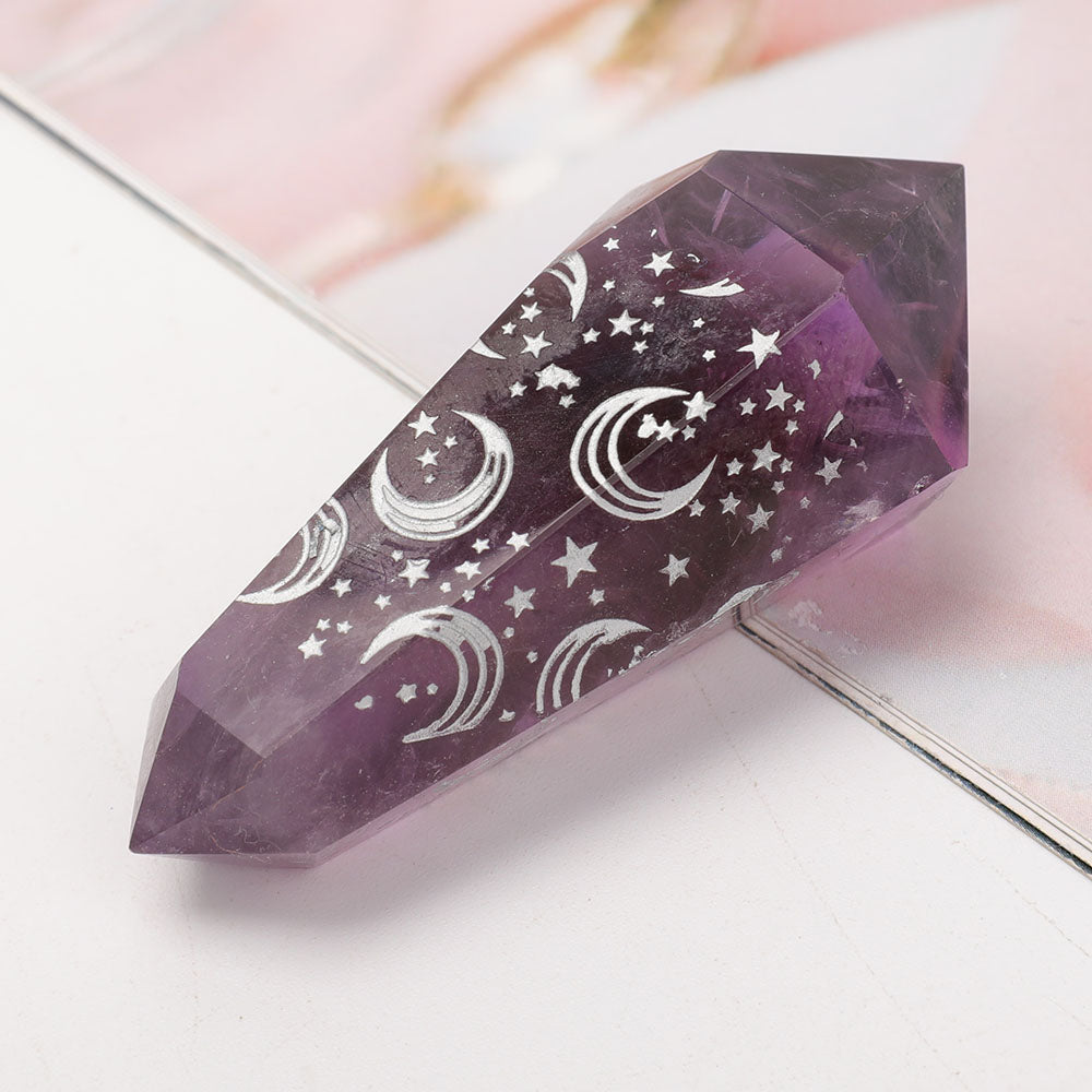 2.8 inch Amethyst Double Terminated Crystal for Healing
