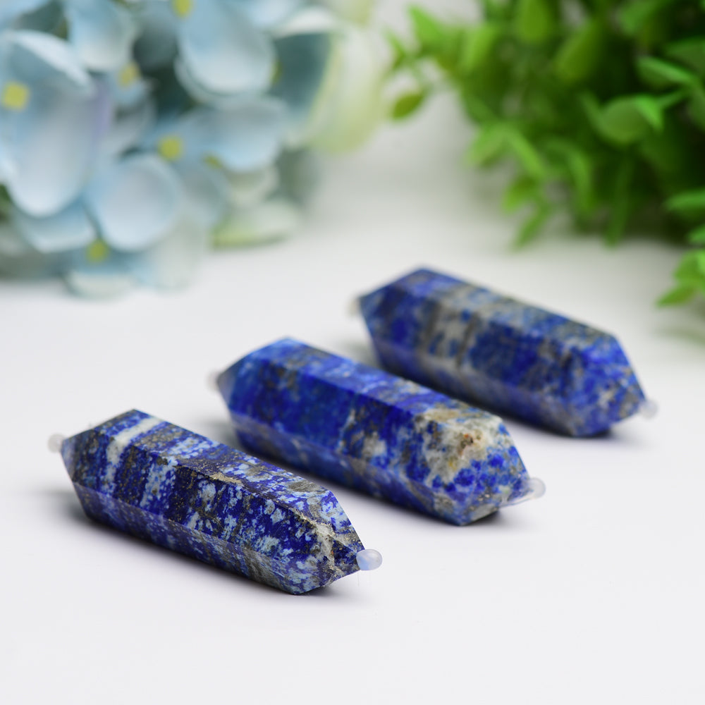 2.8 Inch Lapis Double Terminated Crystal Point for Healing
