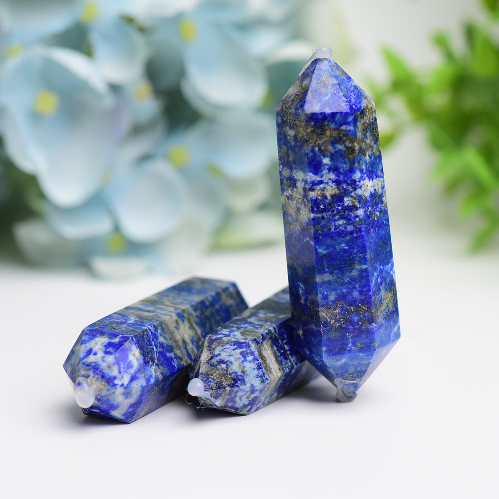 2.8 Inch Lapis Double Terminated Crystal Point for Healing
