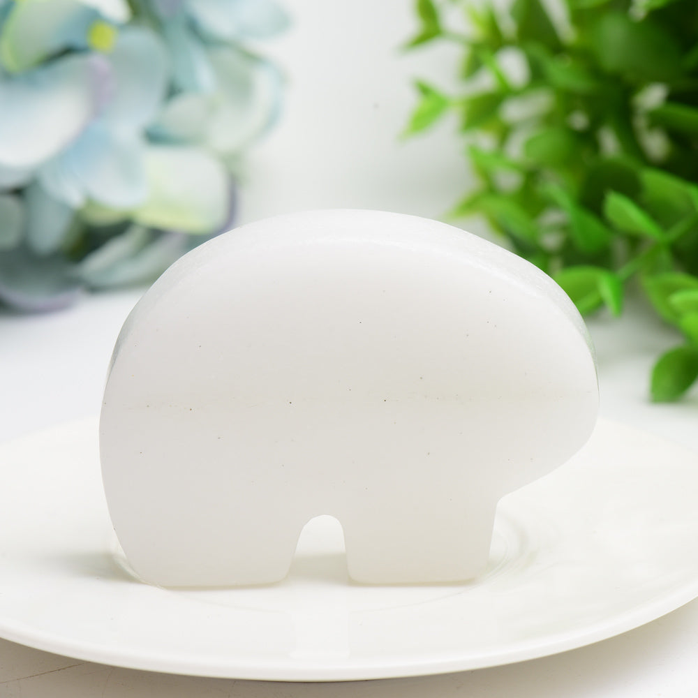 2.8 inch Mixed Crystal Bear Figurine for Healing & Decor