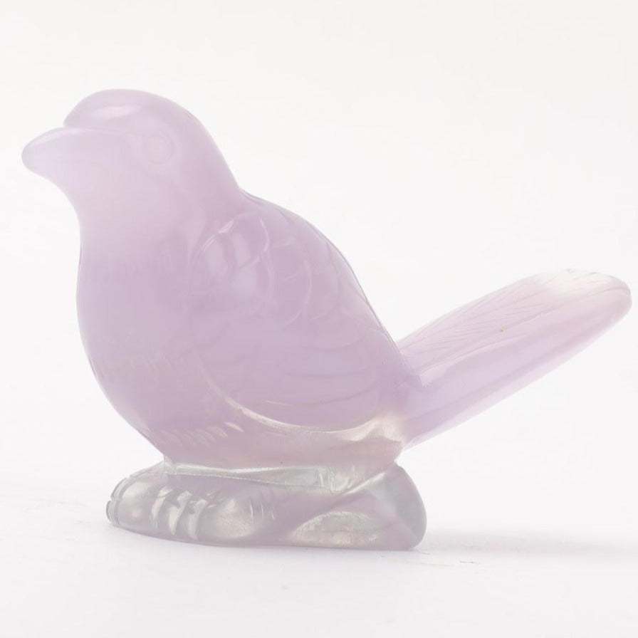 2.9 Inch Hand Carved Fluorite Bird Crystal Animal