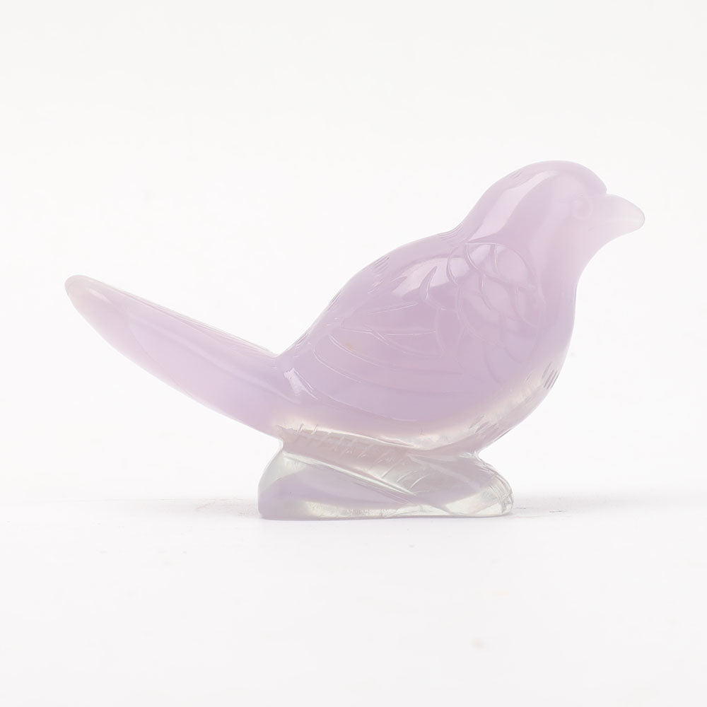 2.9 Inch Hand Carved Fluorite Bird Crystal Animal