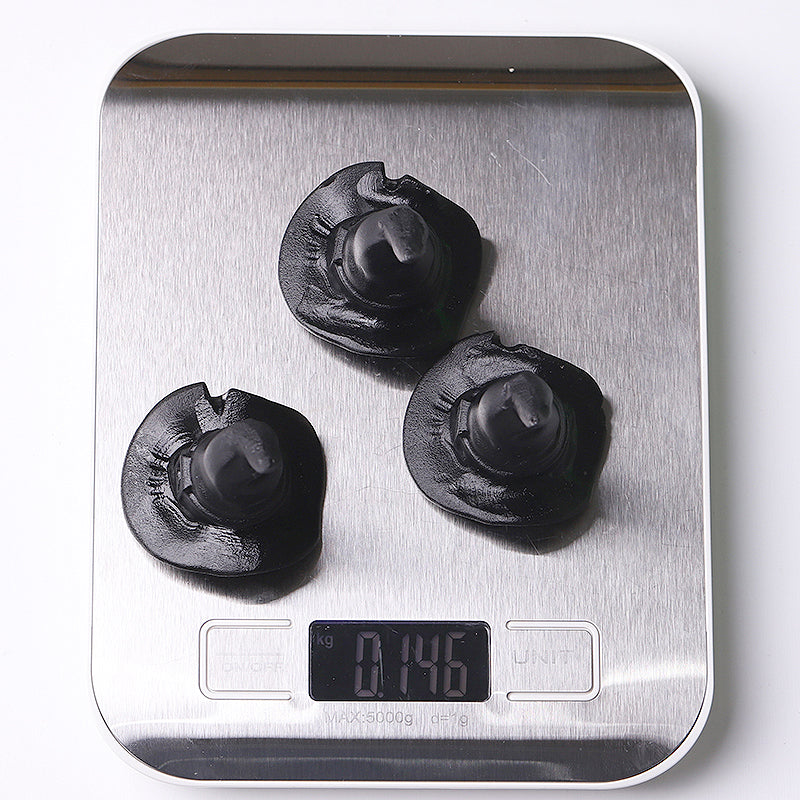 2-inch Black Obsidian Witch Hat Crystal Figurine