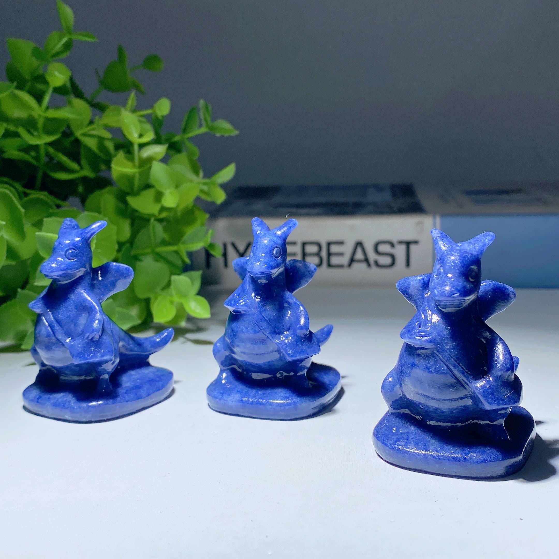 2-Inch Blue Aventurine Crystal Figurine Carving for Healing