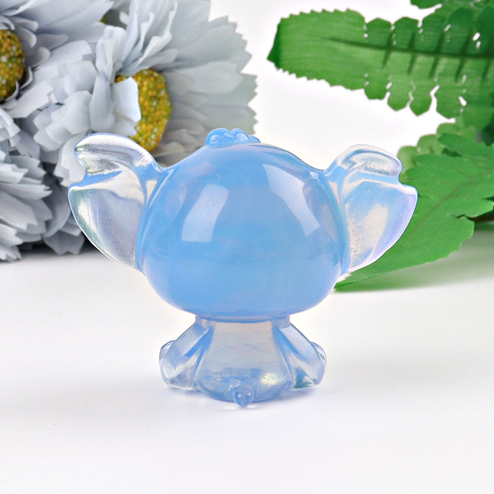 2 inch Blue Opalite Crystal Animal Carving