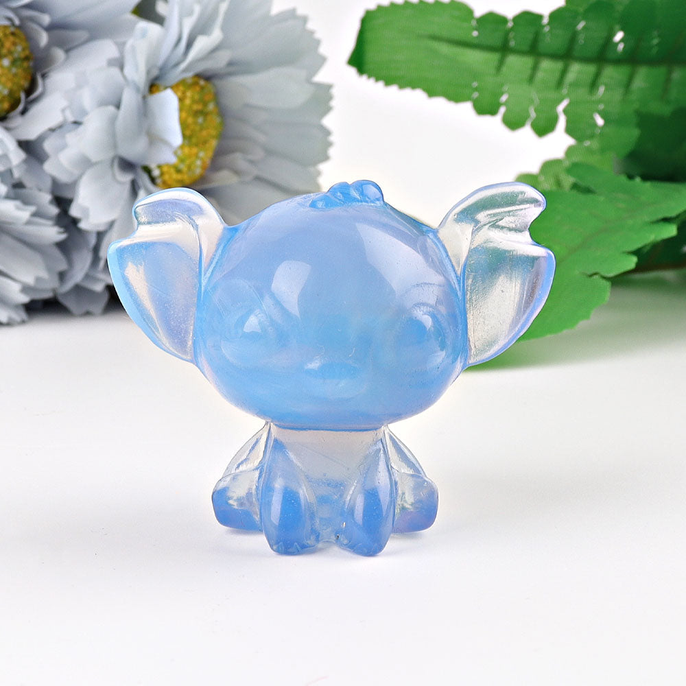 2 inch Blue Opalite Crystal Animal Carving