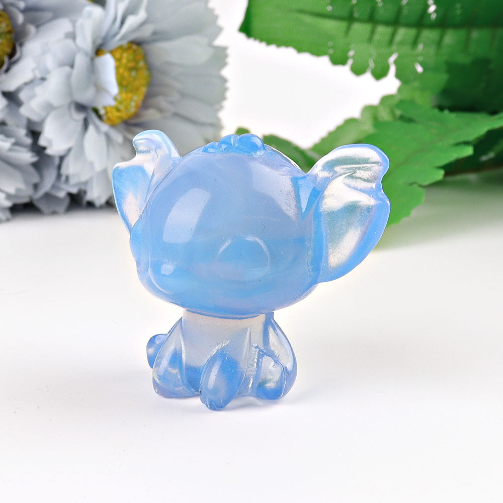 2 inch Blue Opalite Crystal Animal Carving