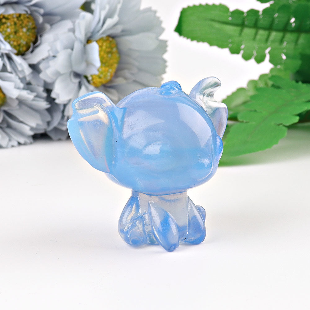 2 inch Blue Opalite Crystal Animal Carving