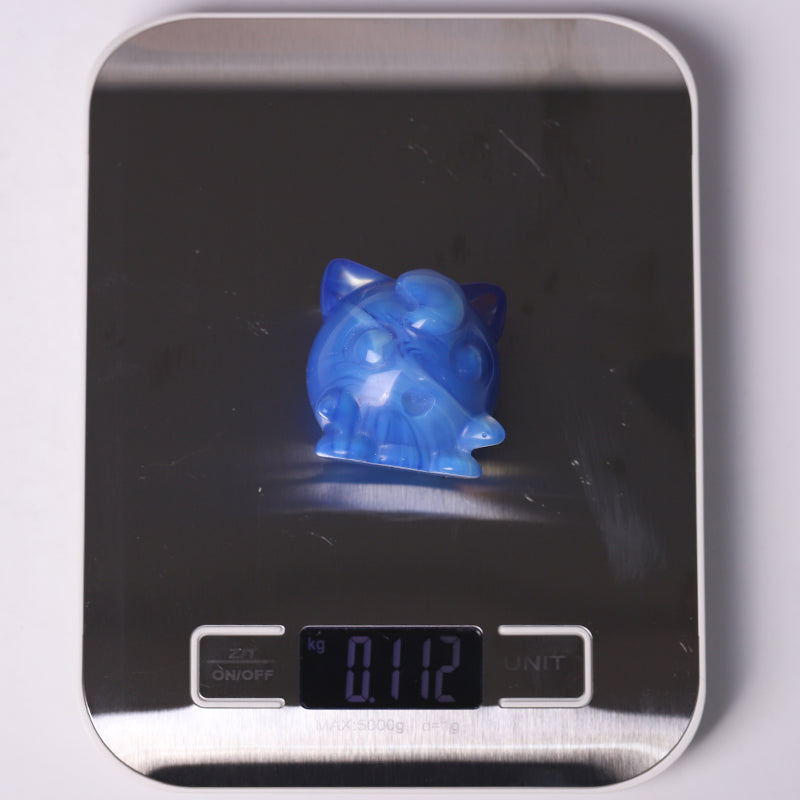 2 inch Blue Opalite Crystal Figurine Carving