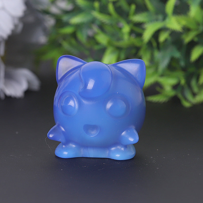 2 inch Blue Opalite Crystal Figurine Carving