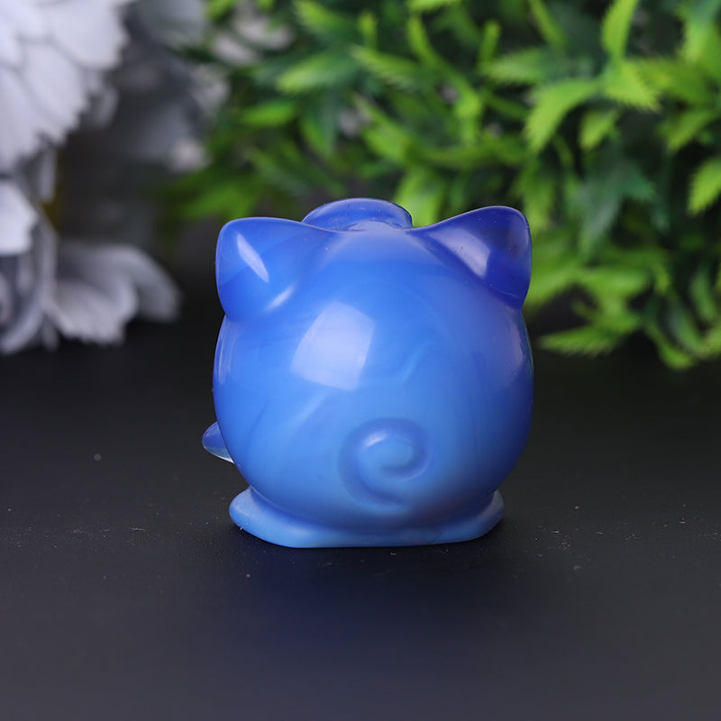 2 inch Blue Opalite Crystal Figurine Carving