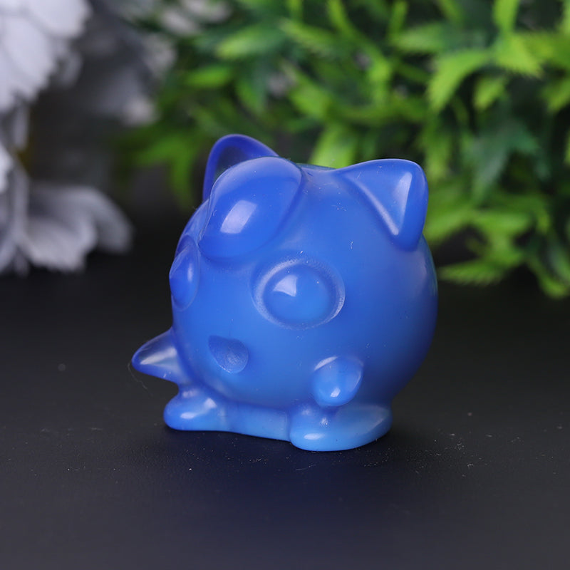 2 inch Blue Opalite Crystal Figurine Carving