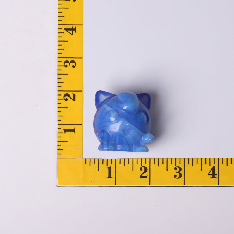 2 inch Blue Opalite Crystal Figurine Carving