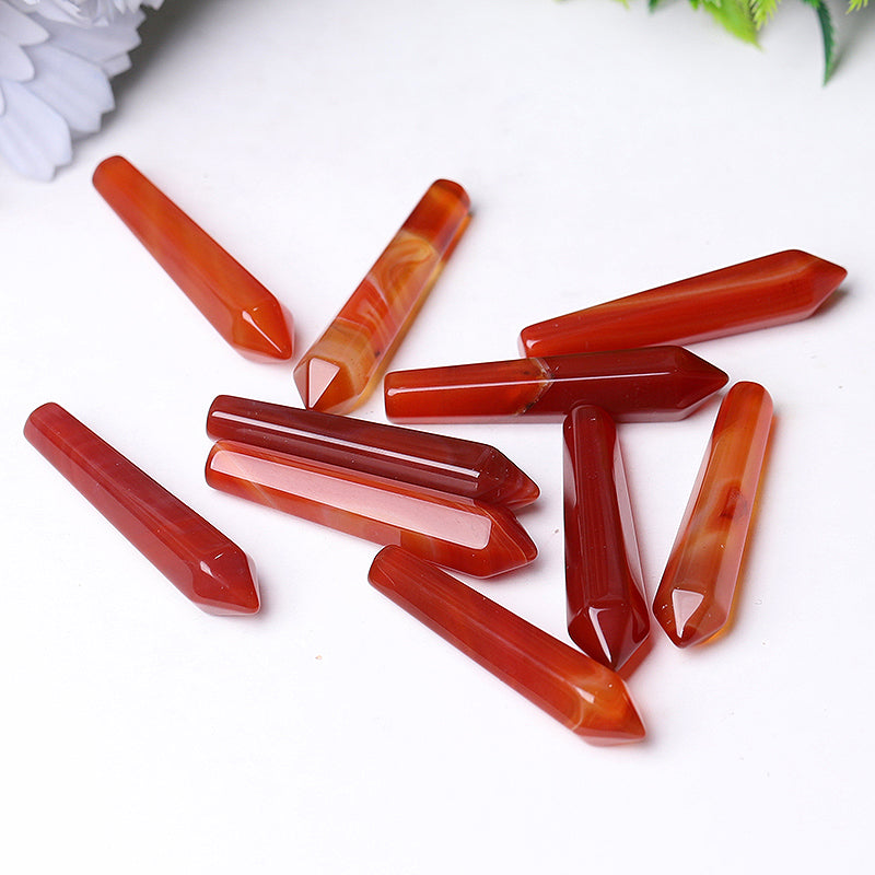 2 Inch Carnelian Crystal Point for Healing & Energy Balance