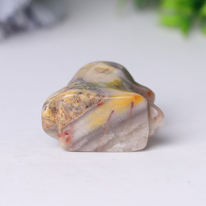 2 Inch Crazy Agate Ghost Crystal Figurine Carving
