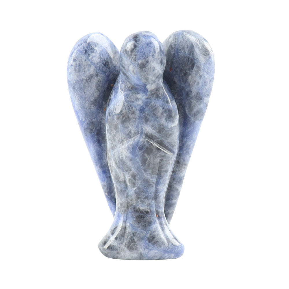 2-Inch Crystal Angel Carving Figurine Healing Energy