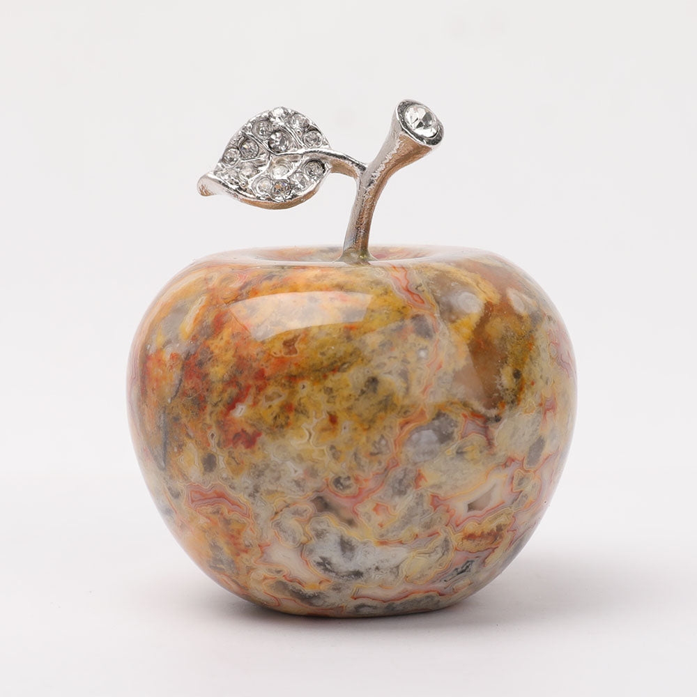 2 inch Crystal Apple Figurines for Peace & Health