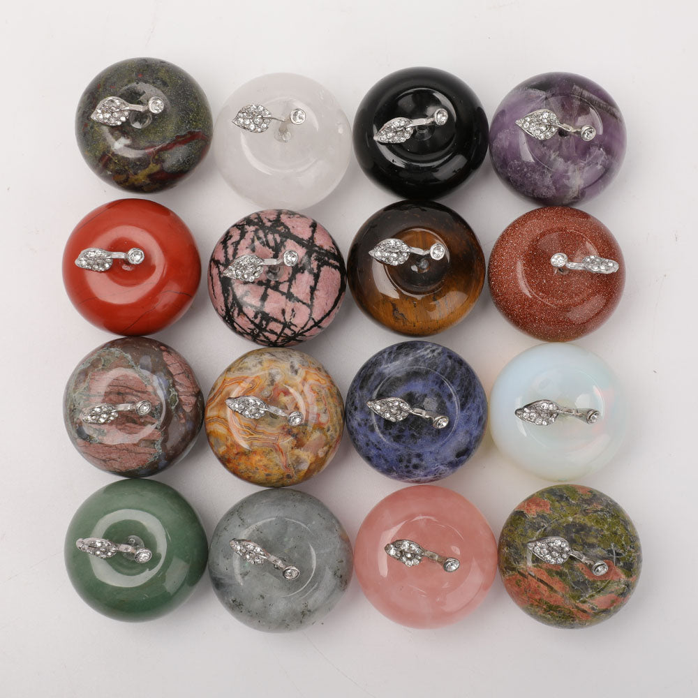 2 inch Crystal Apple Figurines for Peace & Health