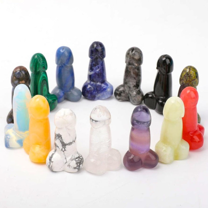 2-inch Crystal Ding Ding Carvings Figurines in Sodalite and More