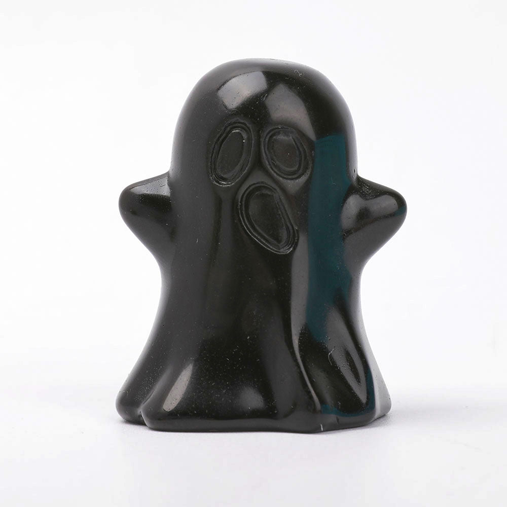 2 Inch Crystal Ghost Figurines for Halloween Decor